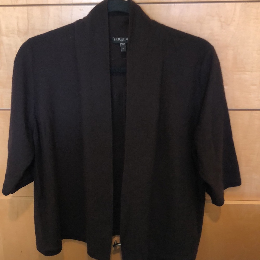 Eileen Fisher cashmere brown